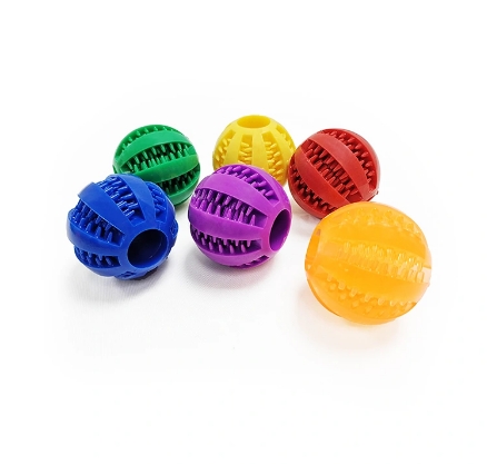 Dog Toys TPR Treat Ball: Bouncy, σκληρή και γεμάτη με θεραπευτική διασκέδαση