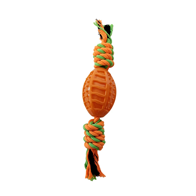 Orange Rugby ποδοσφαίρου ποδοσφαίρου ποδοσφαίρου Rope παιχνίδι