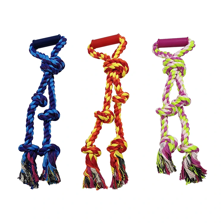 Twisted Rope 5 Knot Tug Dog Dog